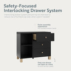 Storkcraft California 3 Drawer Combo Dresser – GREENGUARD Gold Certified - Image 7
