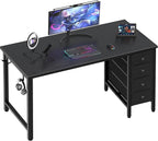 Lufeiya Gaming Desk with Fabric Drawers by LUFEIYA