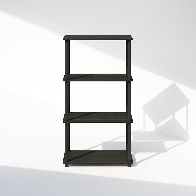 Furinno Turn-N-Tube Book Shelf, 4-Tier Bookshelf, Bookcase - Image 8