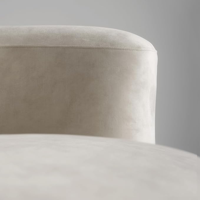 Acanva Luxury Modern Tight Curved Back Velvet Sofa, Minimalist Style Comfy Couch - Image 10