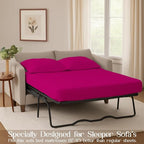 Sleeper Sofa Bed Sheet, 100% Cotton 400 Thread Count, 4 Piece Set, Deep Pocket - Image 3