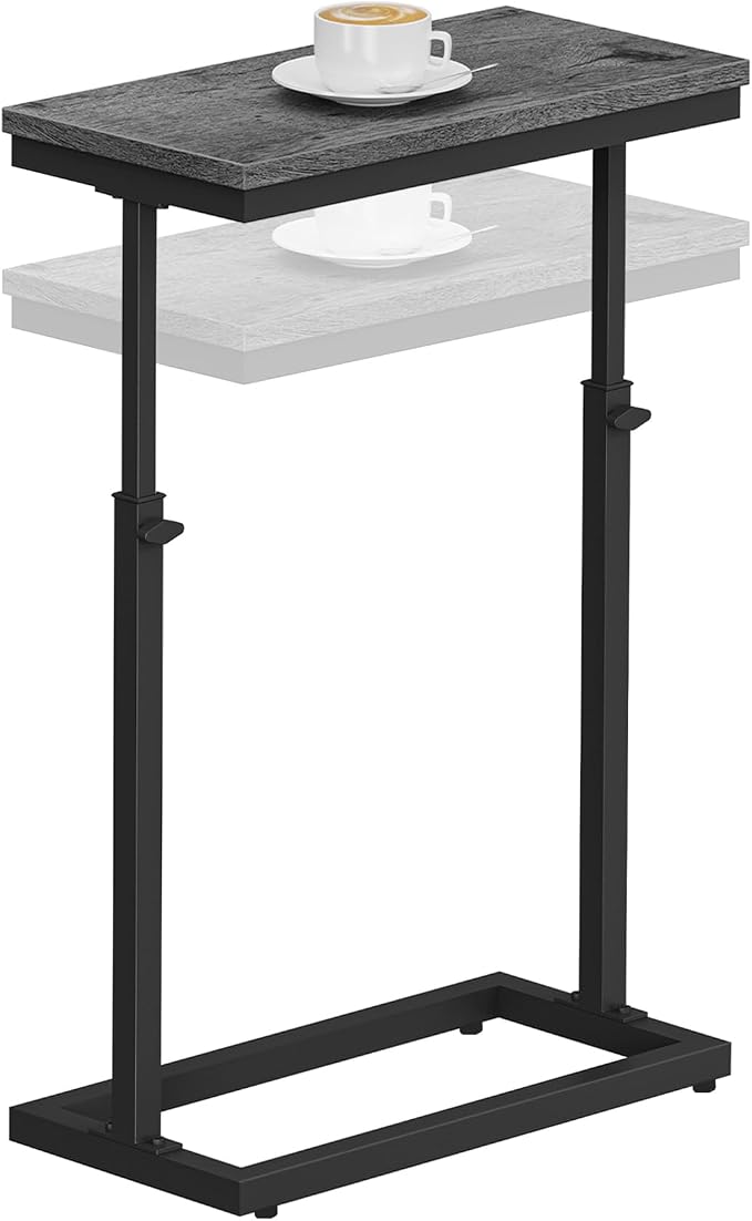 TUTOTAK End Table, Side Table, Tall Couch Table, Sofa Table, Living Room - Image 8