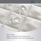 Easy-Going Reversible Couch Cover, 3 Cushion Sofa, Ivory/Ivory | Machine - Image 7