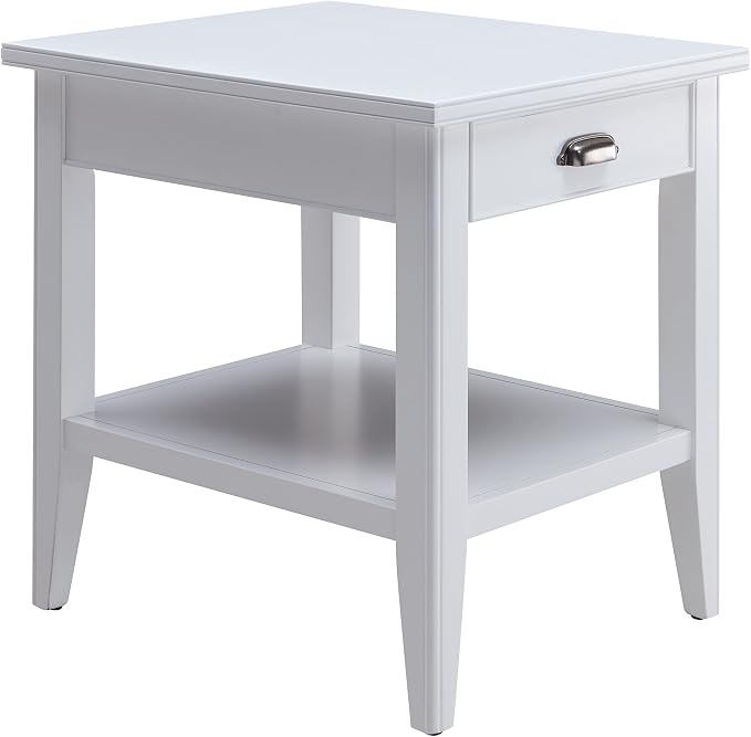 Leick Home Laurent 20 in. Solid Wood End Table - Image 5