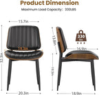 YaFiti Dining Chairs Set of 6, Mid Century Modern Dining Room Kitchen Chairs - Image 2