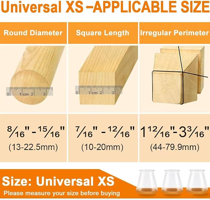 32 Pcs Chair Leg Floor Protectors - Image 5