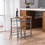 VINGLI 3 Piece Dining Set, Small Kitchen Table Set - Image 5