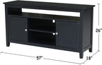 IC INTERNATIONAL CONCEPTS Solid Wood Entertainment/TV Stand - Image 3