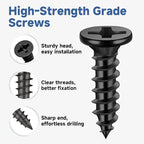 20PCS Black L Brackets, Stainless Steel Corner Brace - Image 6