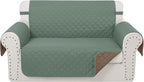 Reversible Loveseat Couch Sofa Covers by LuxshareHome