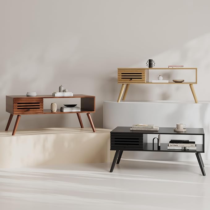Furnify Mid Century Modern Coffee Table, CoffeeTable - Image 8