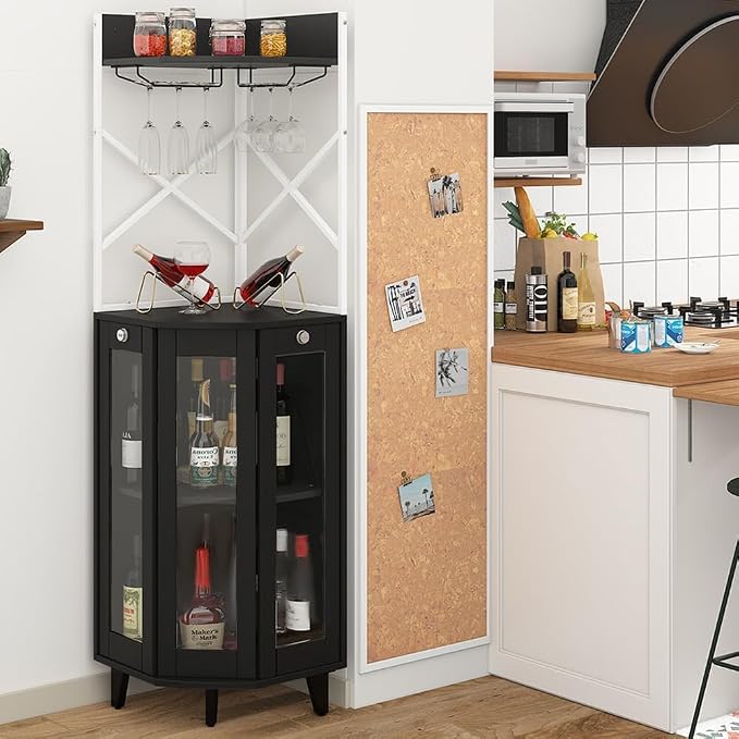 COCO DESIGN Corner Wine Cabinet - Image 3