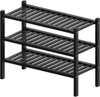 ROMGUAR CRAFT 3 Tier Bamboo Shoe Rack - Image 7