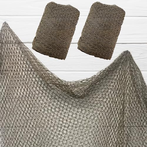 Fishing Net Decor, 5x10 Fish Net Decorations for Beach Decor or Party, 2pcs by TumblerHome