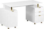 Elegant 57" W Executive Desk by TechniMobili