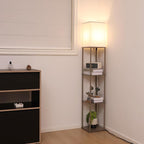 Gupuzm Floor Lamp with Shelves, Modern Square Standing Lamp with 3 Color - Image 7