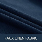 MIULEE 100% Blackout Linen Curtains - Image 5