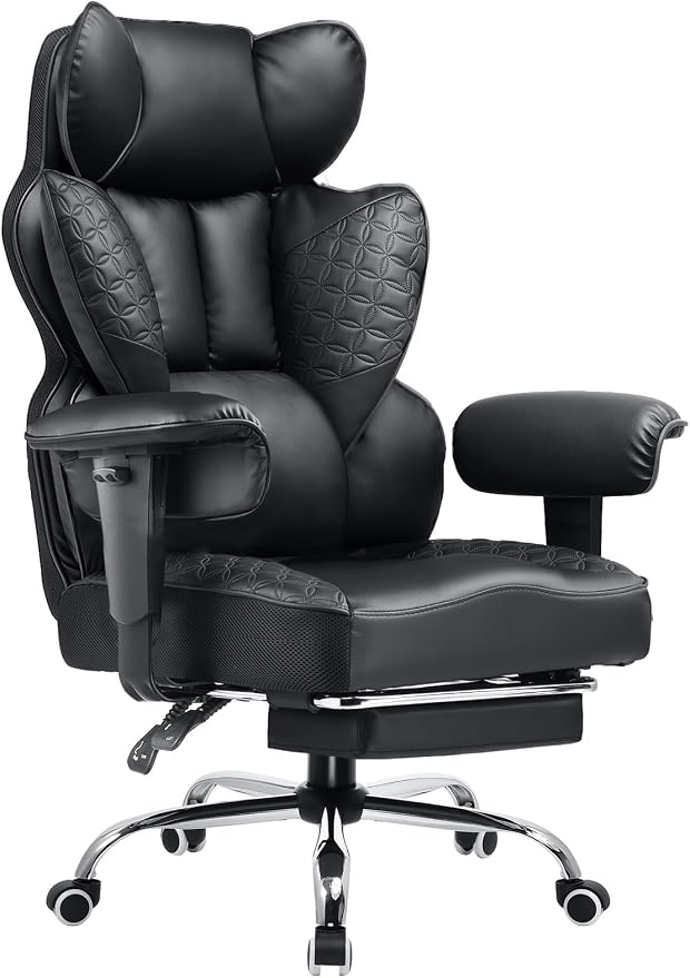 COMHOMA Big and Tall Office Chair Heavy Duty Wide Ergonomic Gaming Chair by ComHoma