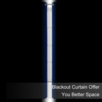 Blackout Curtains 66 x 95 inch/Royal Blue Curtains Set of 2 Panels/Thermal - Image 3