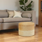 REDEARTH · Cylindrical Pouf Foot Stool Ottoman - Image 2