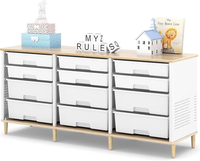 12 Drawers Storage Cabinet by TOOLF