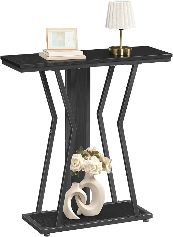 HOOBRO Narrow Console Table, 29.5" Small Entryway Table by HOOBRO