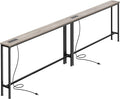 SUPERJARE 102.4 Inch Sofa Table by SUPERJARE