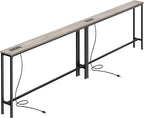 SUPERJARE 102.4 Inch Sofa Table by SUPERJARE
