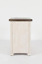 Jofran Madison County Pine Farmhouse Chairside Table - Image 4