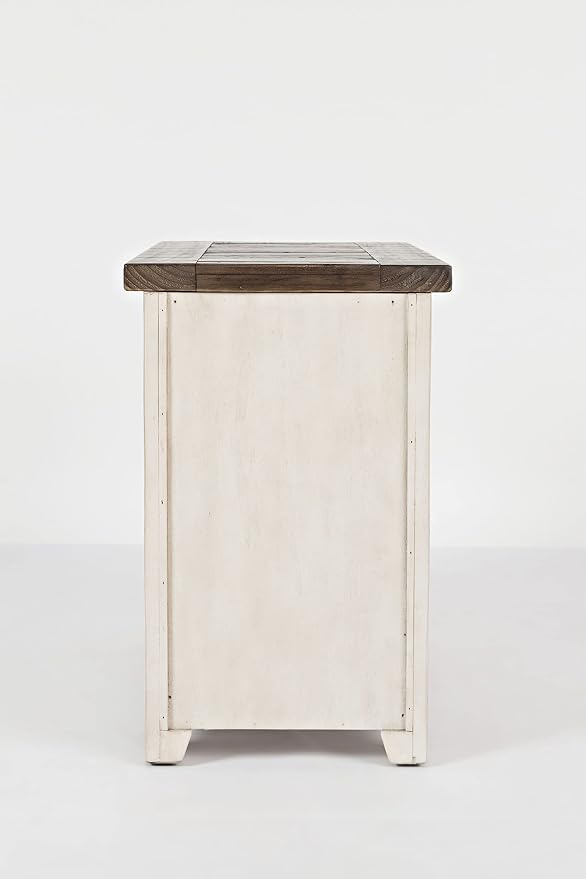 Jofran Madison County Pine Farmhouse Chairside Table - Image 4
