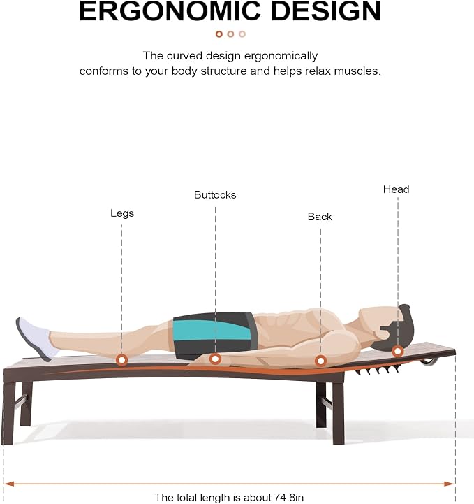 Crestlive Products Outdoor Lounge Chairs, Aluminum Pool Chaise Lounge Chairs - Image 4
