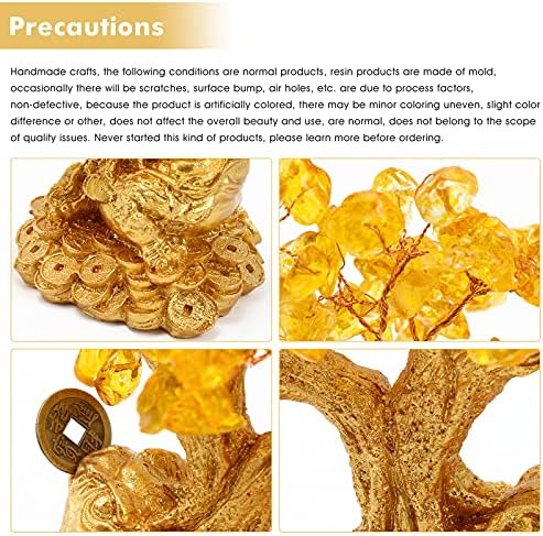 Feng Shui Lucky Money Toad Decorations,Ideal for Attracting WealthLucky Charm Wealth Frog for Cash Register, Office Desk, House Warming, Store Opening Gift - Image 4