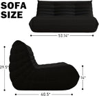 Bean Bag Chair, Loveseat Fireside Chair Bean Bag Sofa Large Bean Bag Chair - Image 2