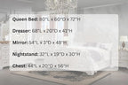 First of a Kind Santa Monica Traditional 5 Piece Queen Bedroom Set - Image 7