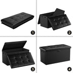 ENGPOW Storage Ottoman Bench, Fireproof Folding Bench - Image 9