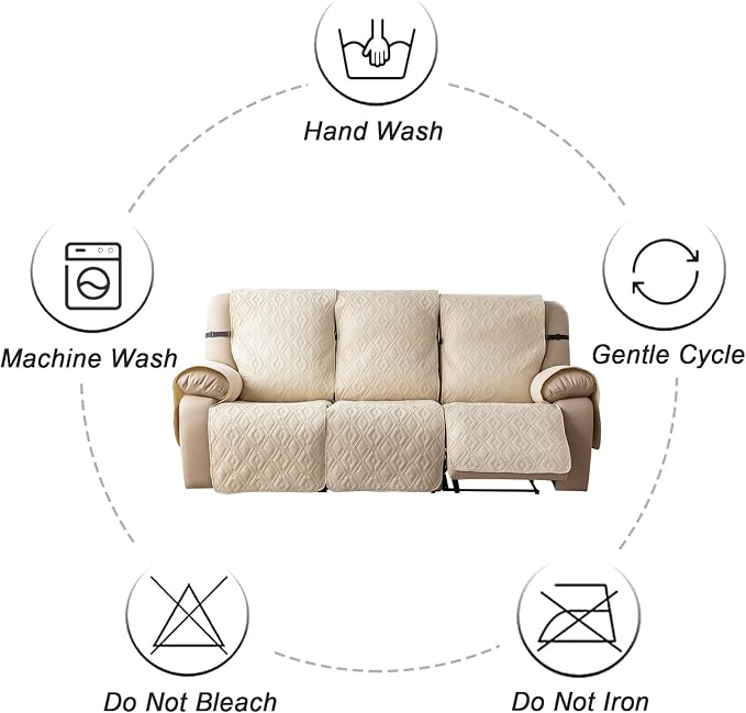Genina Waterproof Recliner Cover - Image 9