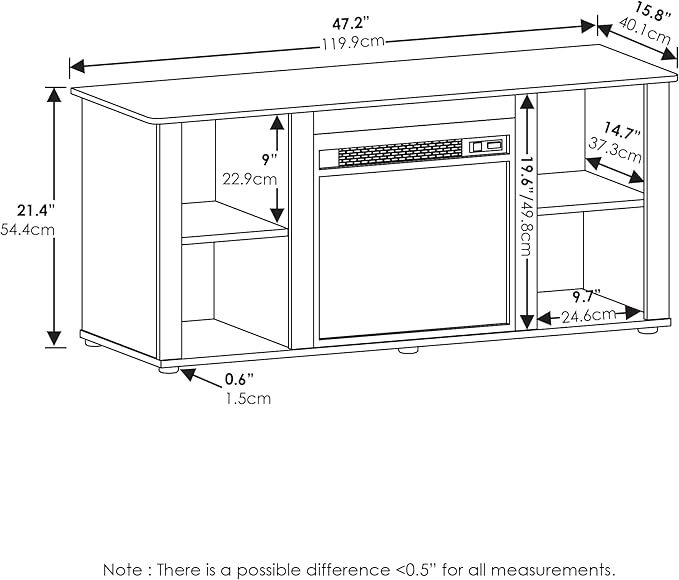 Furinno Jensen Entertainment Center Stand - Image 7