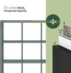 Furinno Cubicle Book Shelf, 12-Cube Bookshelf, Extra Thick Frame Reversible - Image 5
