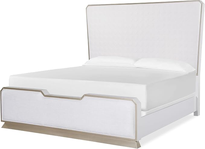First of a Kind Dior Two Tone Luxury 5 Piece King Bedroom Set - Image 2
