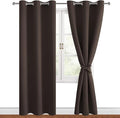 Blackout Curtains for Bedroom and Living Room, 38 x 72 Inch | Thermal Insulated by Hiasan