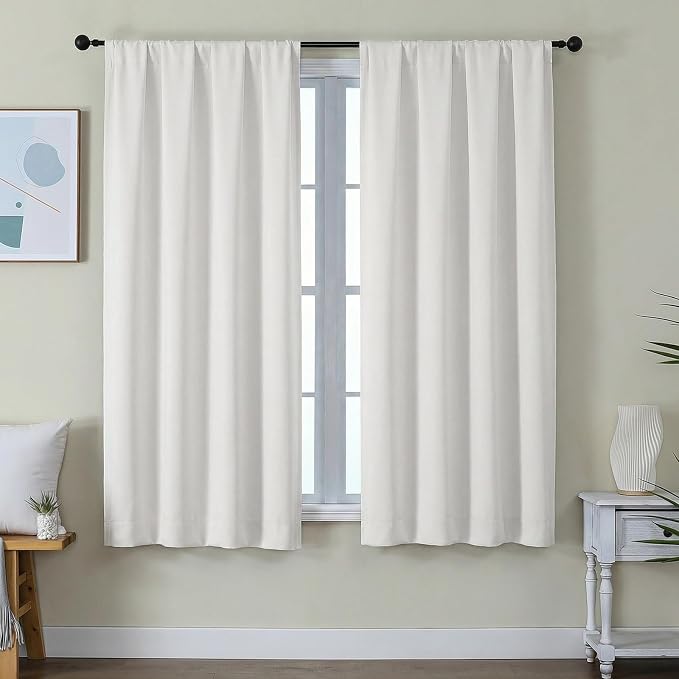 Simplebrand Ava Ivory Light Filtering Curtains by Simplebrand