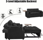 Auvsoce 65'' Convertible Sleeper Sofa Bed - Image 5