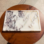 Real Luxurious Natural Marble Vanity Tray Genuine Marble/Stone Storage Tray - Image 7