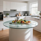 42" Round Tempered Glass Table Top - Image 5