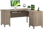 Bush Home 60-Inch L-Shaped Desk by BushHome