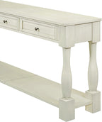 Knocbel 64 Inch Long Antique Entry Console Table - Image 15
