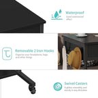 Small Portable Rolling Standing Desk - Image 9