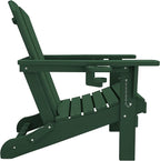 SERWALL Adirondack Chair with Cup Holders - Image 11
