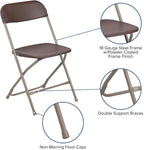 Flash Furniture Hercules™ Series Plastic Folding Chair - Image 4