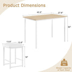 VECELO Kitchen Table and Chairs - Image 2